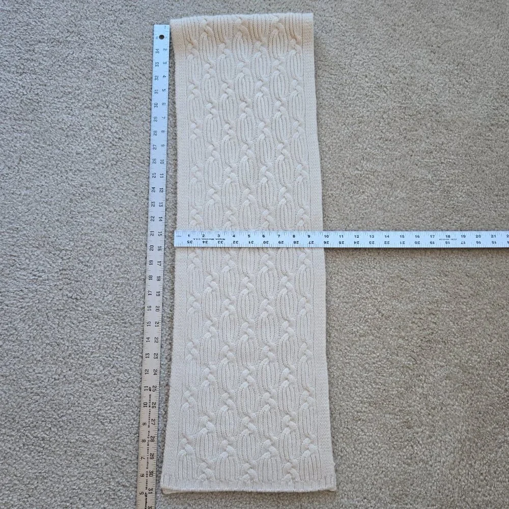 NWOT Nordstrom Cashmere Cable Scarf